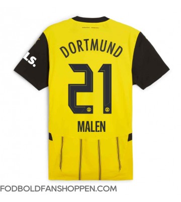Borussia Dortmund Donyell Malen #21 Hjemmebanetrøje 2024-25 Kortærmet